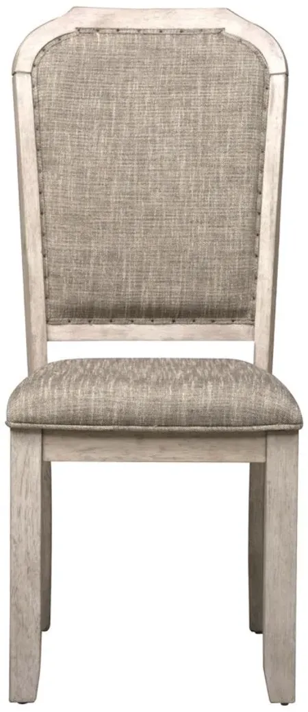 Willowrun Side Chair -Set of 2 in Rustic White by Liberty Furniture