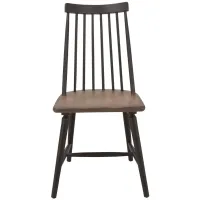 Highgrove Dining Chair in Black and Woodtone by Liberty Furniture