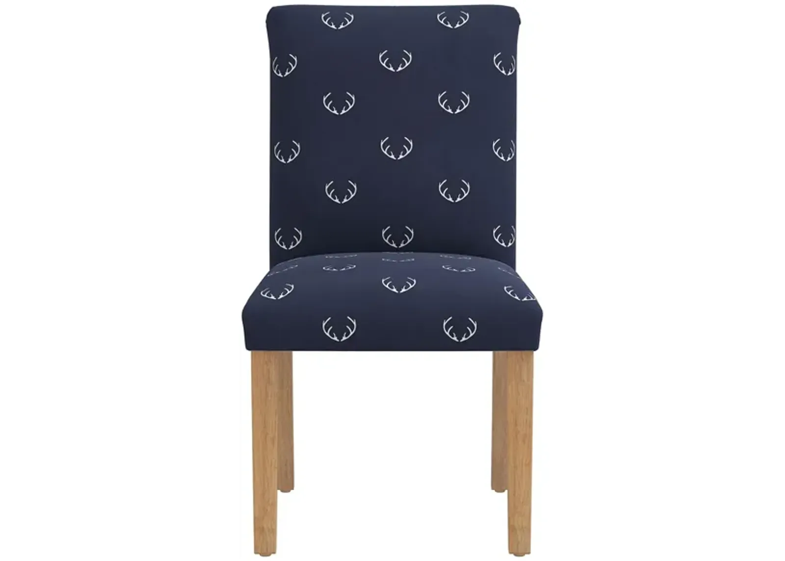 Merry Upholstered Dining Chair in Antler Navy by Skyline