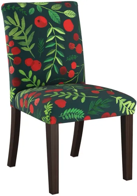 Merry Upholstered Dining Chair in Holly Evergreen by Skyline