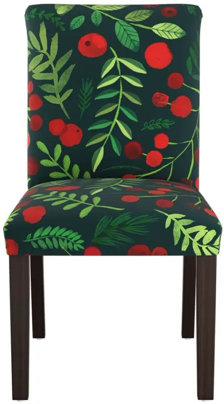 Merry Upholstered Dining Chair in Holly Evergreen by Skyline