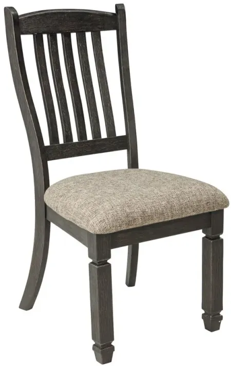 Vail Slat Back Dining Chair in Gray / Black by Ashley Furniture