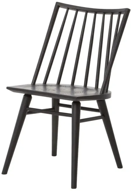 Lewis Windsor Dining Chair in Black Oak by Four Hands