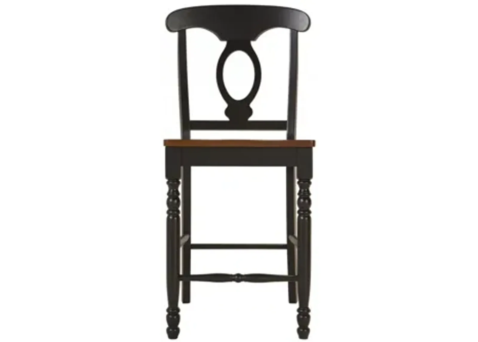 Kenton Counter Stool in Ebony/Dark Walnut by Bellanest