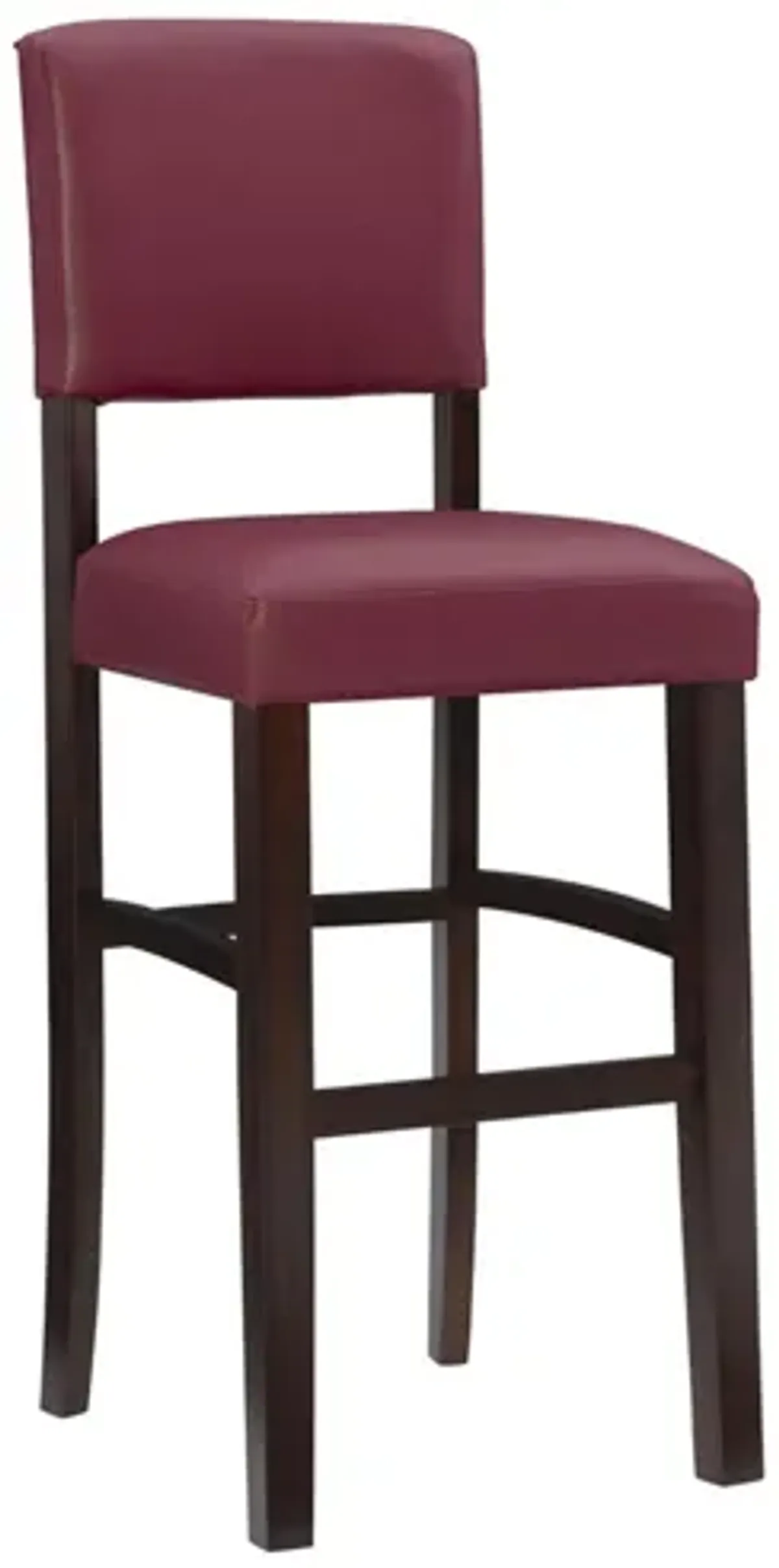 Monaco Bar Stool in Red by Linon Home Decor