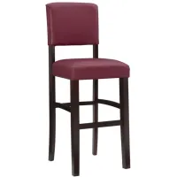Monaco Bar Stool in Red by Linon Home Decor