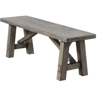 Graystone Dining Bench in Burnished Gray by ECI