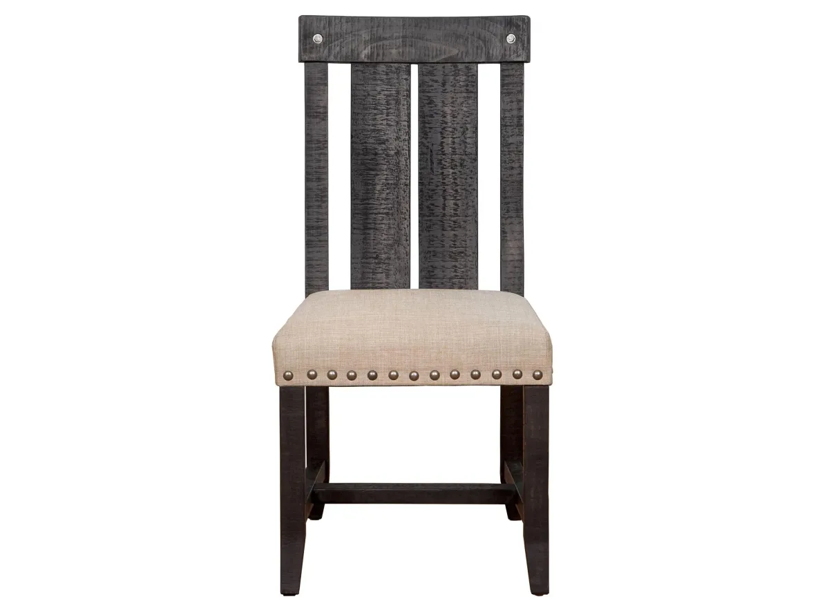 Zabela Dining Chair in Beige/Gray by Bellanest