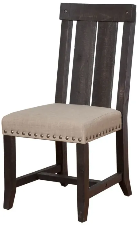 Zabela Dining Chair in Beige/Gray by Bellanest