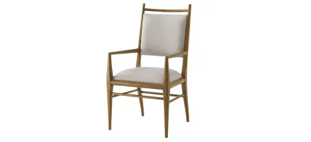Nova Dining Arm Chair II - Set of 2 in Dawn by Theodore Alexander