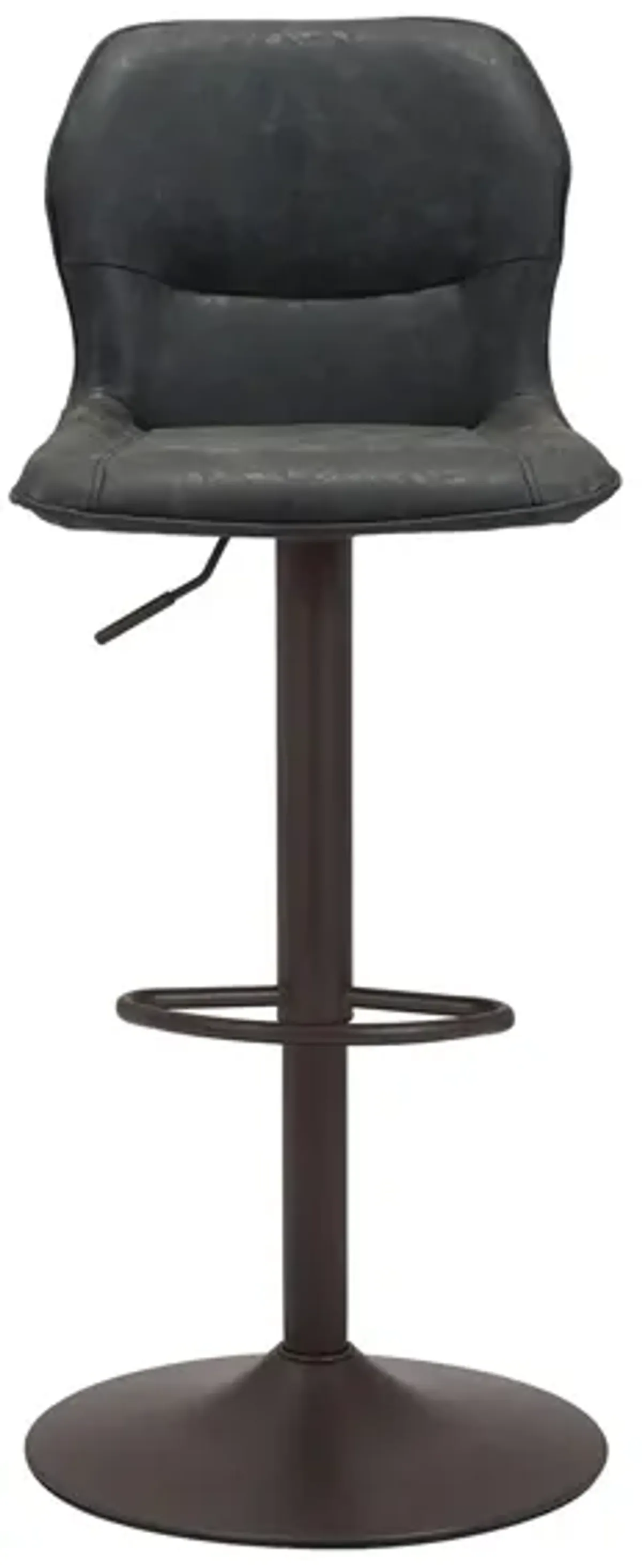 Vital Bar Stool in Vintage Black, Black by Zuo Modern