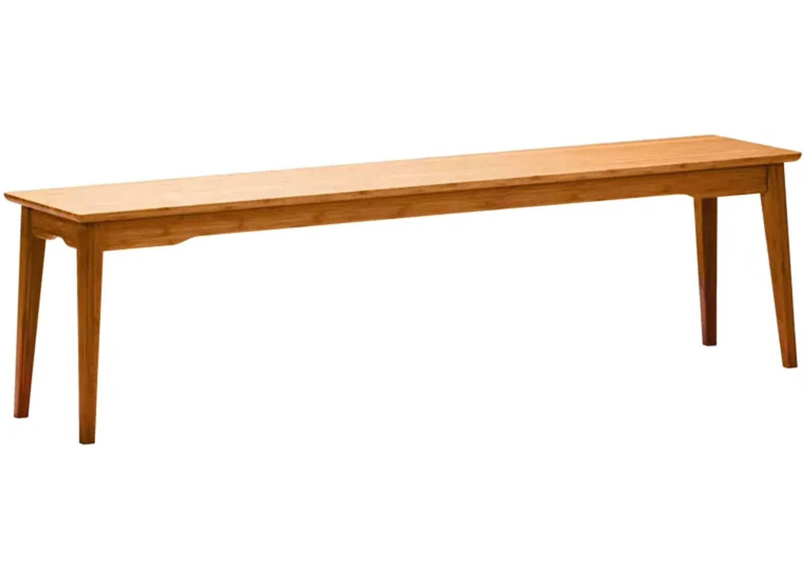 Currant Long Dining Bench in Caramelized by Greenington