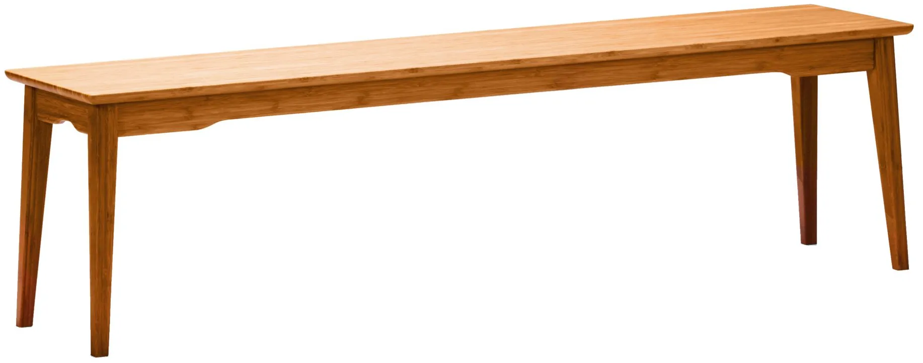 Currant Long Dining Bench in Caramelized by Greenington