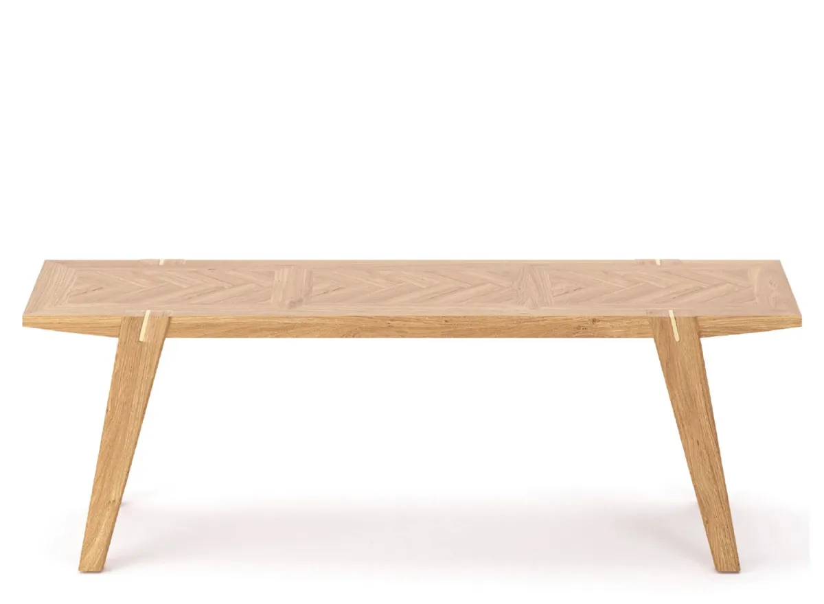 Colton Small Dining Bench in Natural by LH Imports Ltd