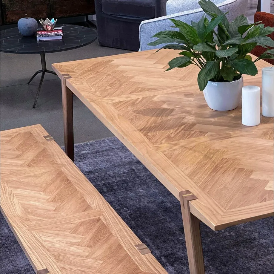 Colton Large Dining Bench in Natural by LH Imports Ltd