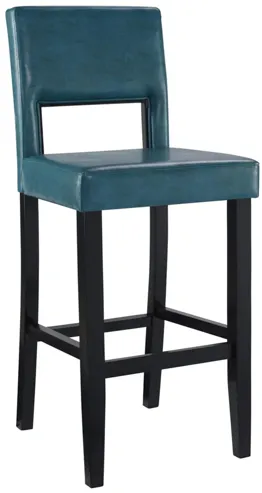 Vega Bar Stool in Blue by Linon Home Decor