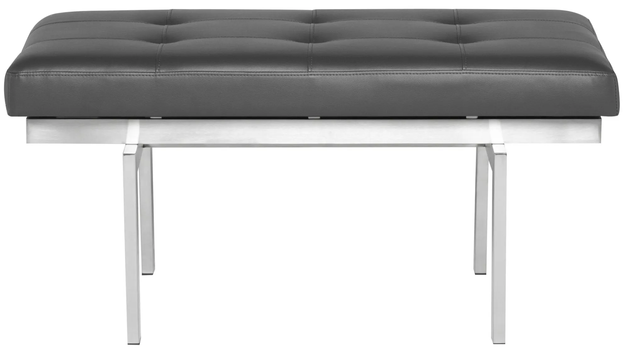 Louve Occasional Bench in GREY by Nuevo