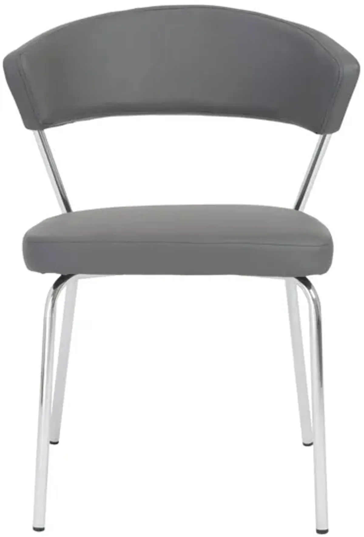 Draco Side Chair - Set of 2 in Gray by EuroStyle