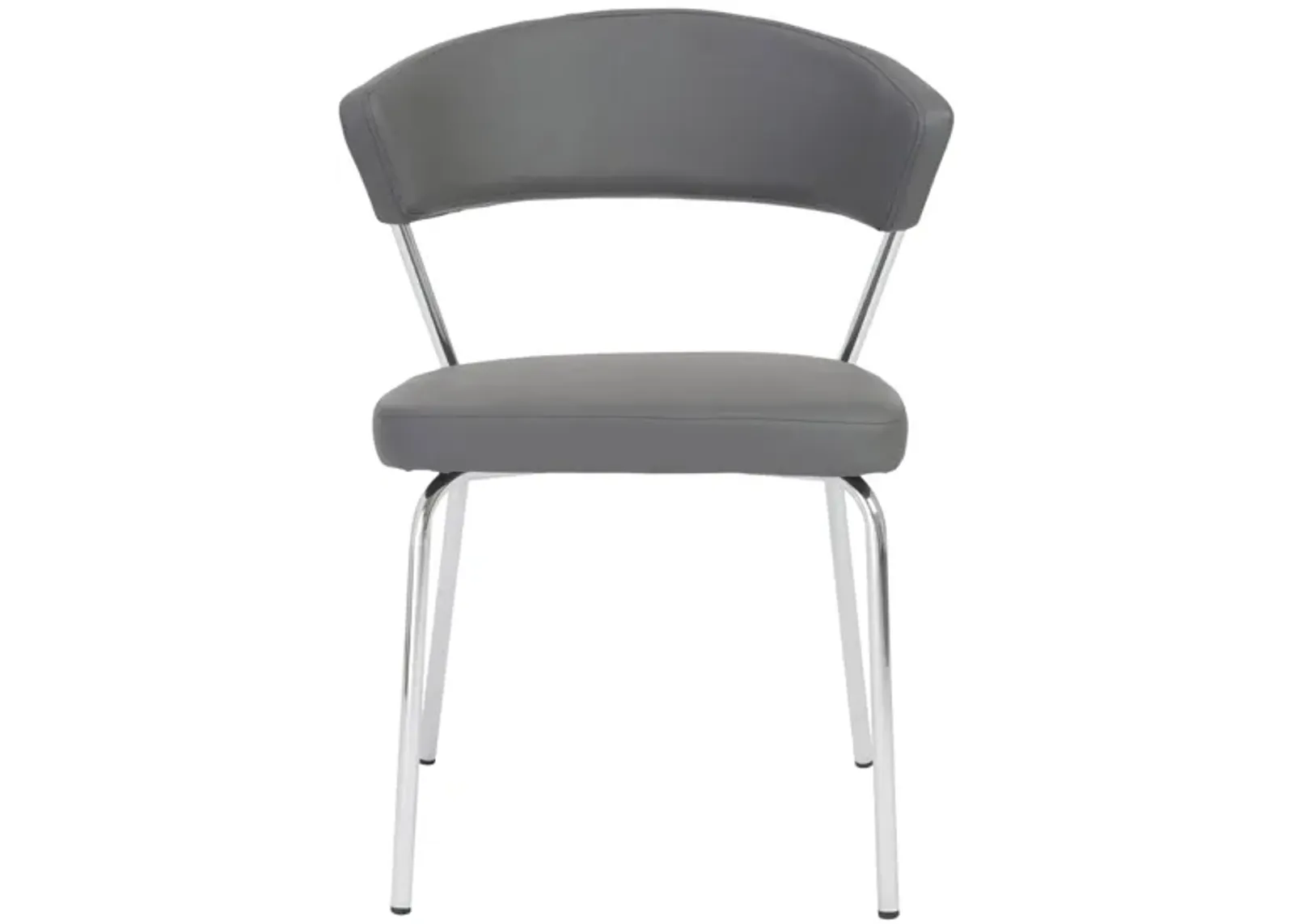 Draco Side Chair - Set of 2 in Gray by EuroStyle