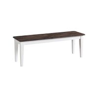 Kona Bench in Gray and White finish by Intercon