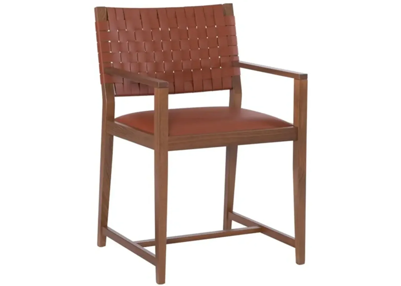 Ruskin Arm Chair in Brown by Linon Home Decor