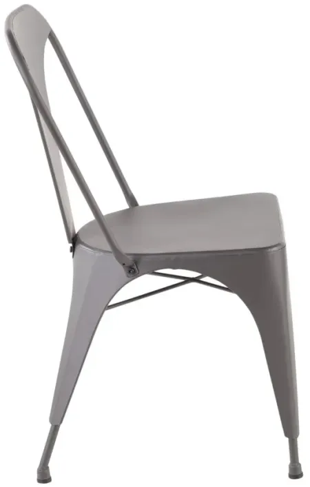 Austin Dining Chair - Set of 2 in Grey by Lumisource
