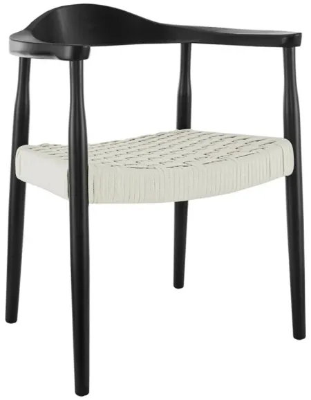 Hannu Armchair in Black by EuroStyle