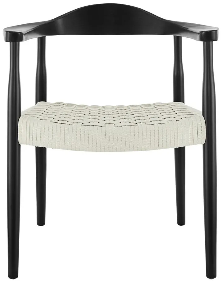 Hannu Armchair in Black by EuroStyle