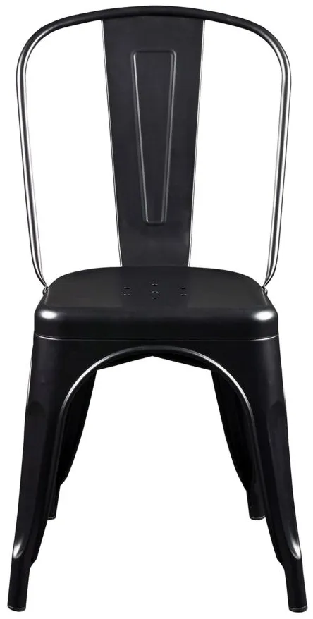 Corsair Side Chair in Black by EuroStyle