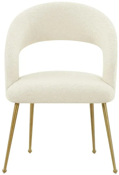 Rocco Dining chair in Cream by Tov Furniture