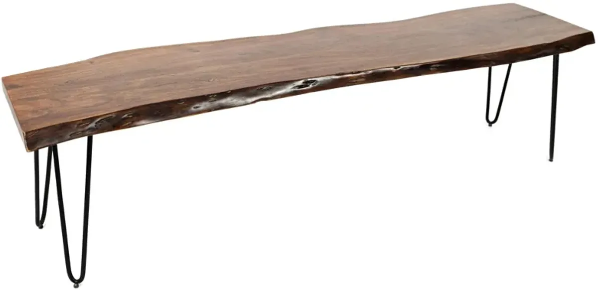 Nature's Live Edge Dining Bench