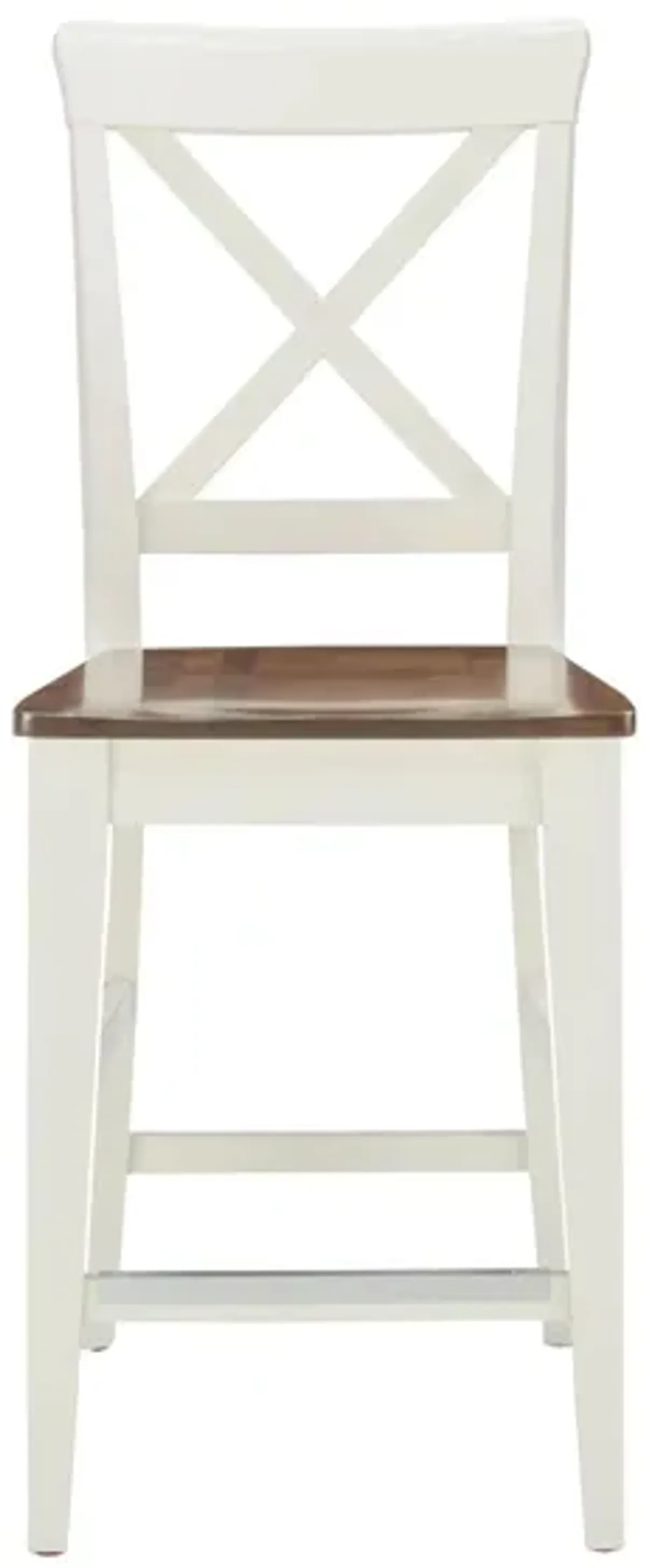 Gourmet II Counter-Height Dining Chair in White by Canadel Furniture