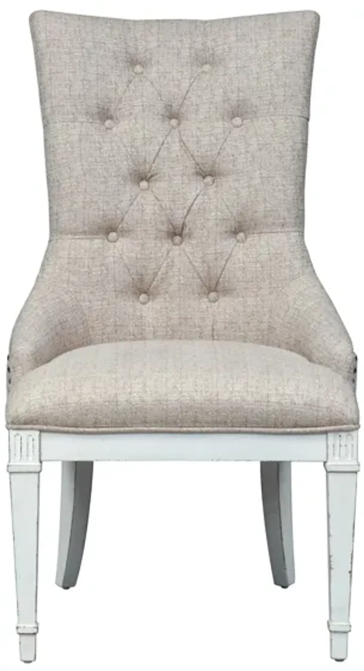 Birmingham Upholstered Dining Chair in White by Liberty Furniture