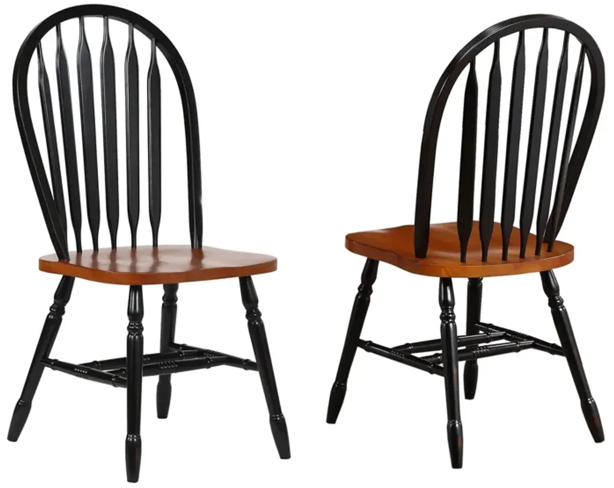 Arrowback Dining Chair Set of 2