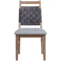 Oslo Side Chair (Set of 2) in Weathered Chestnut by Intercon