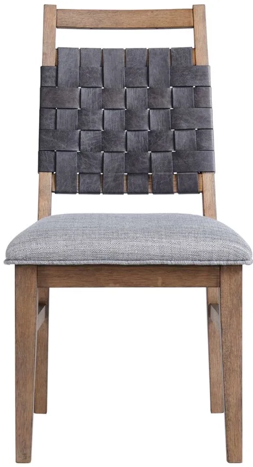 Oslo Side Chair (Set of 2) in Weathered Chestnut by Intercon