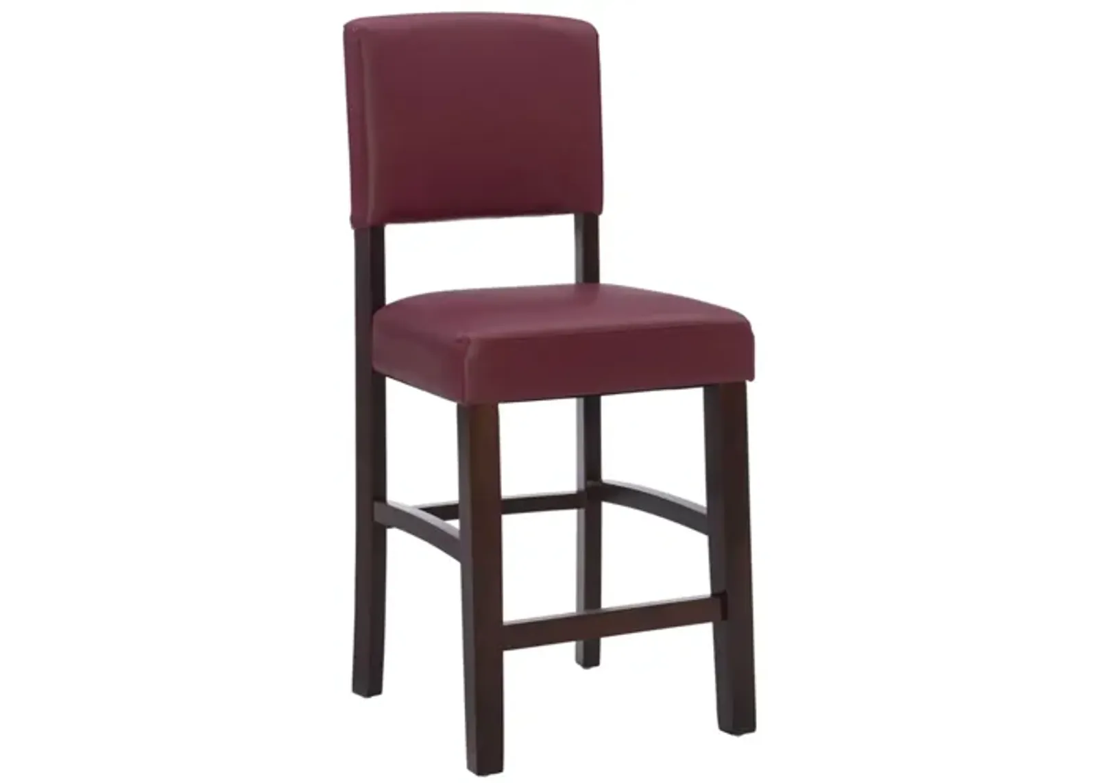 Monaco Counter Stool in Red by Linon Home Decor