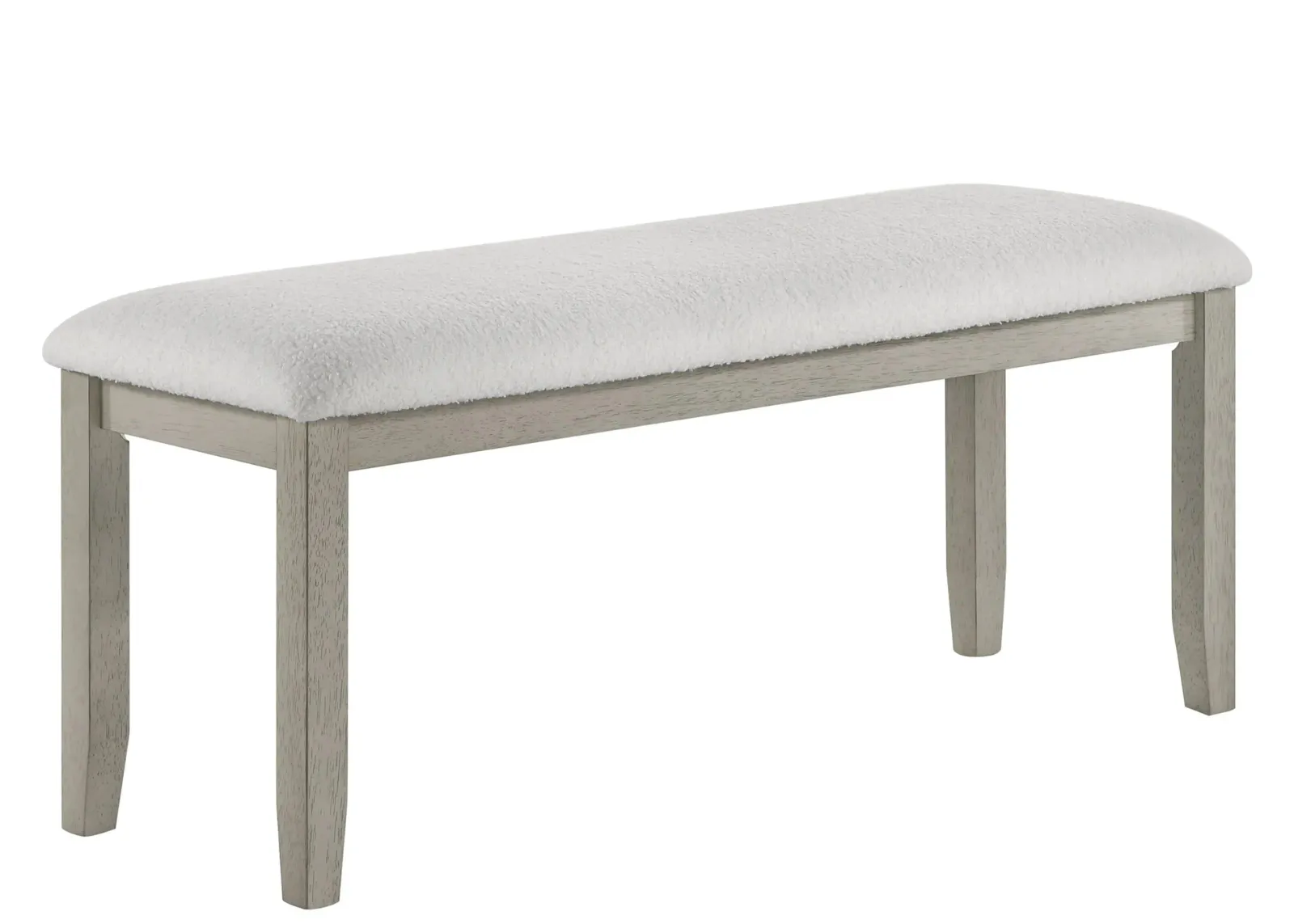 Torrie Bench in Ivory Grey by Crown Mark