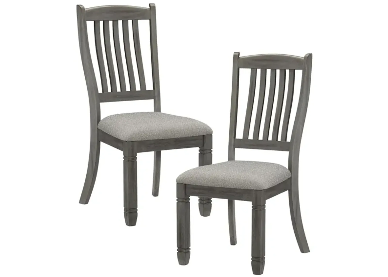 Lark Dining Room Side Chair (Set of 2) in Antique Gray by Homelegance