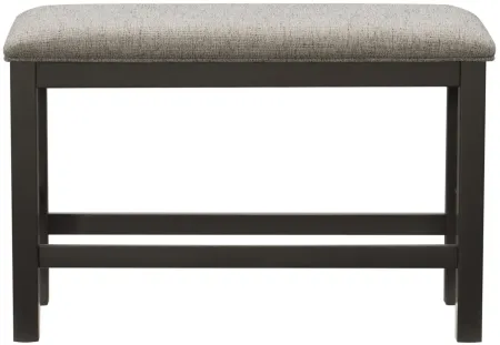 Pike Counter Height Bench in Gray by Homelegance