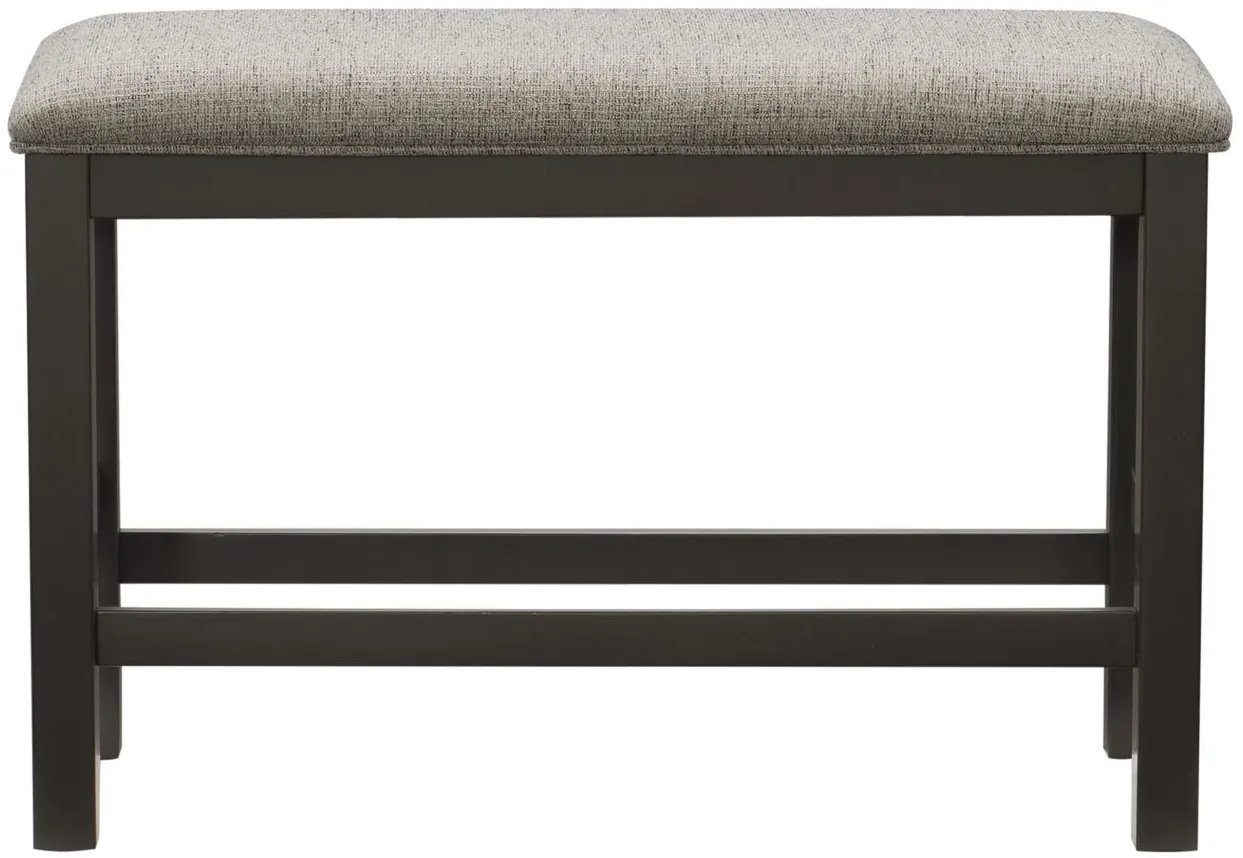 Pike Counter Height Bench in Gray by Homelegance