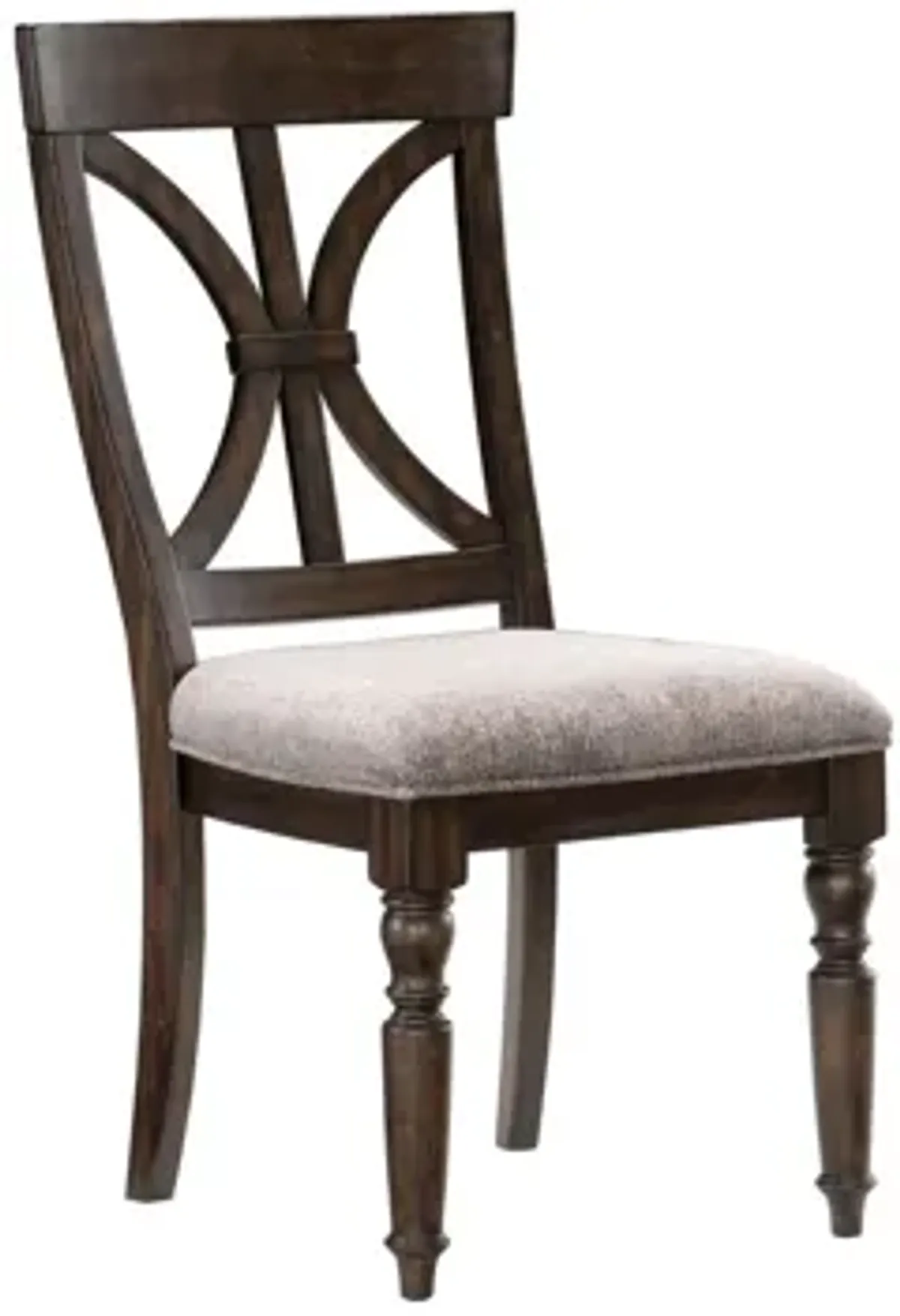 Larkin Dining Room Side Chair (Set of 2) in Driftwood Charcoal by Bellanest