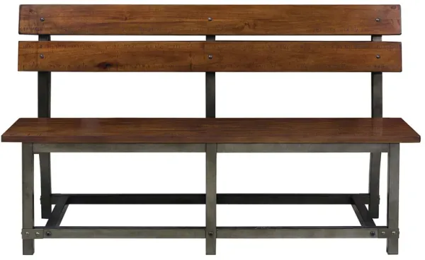Dayton Dining Room Bench With Back
