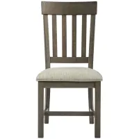 Sullivan Side Chair (Set of 2) in Brushed Charcoal by Intercon