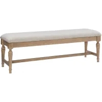 Hayes Dining Bench in Brown by Linon Home Decor