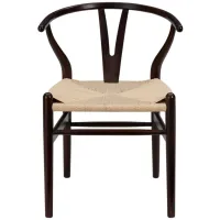Evelina Side Chair - Set of 2 in Walnut by EuroStyle