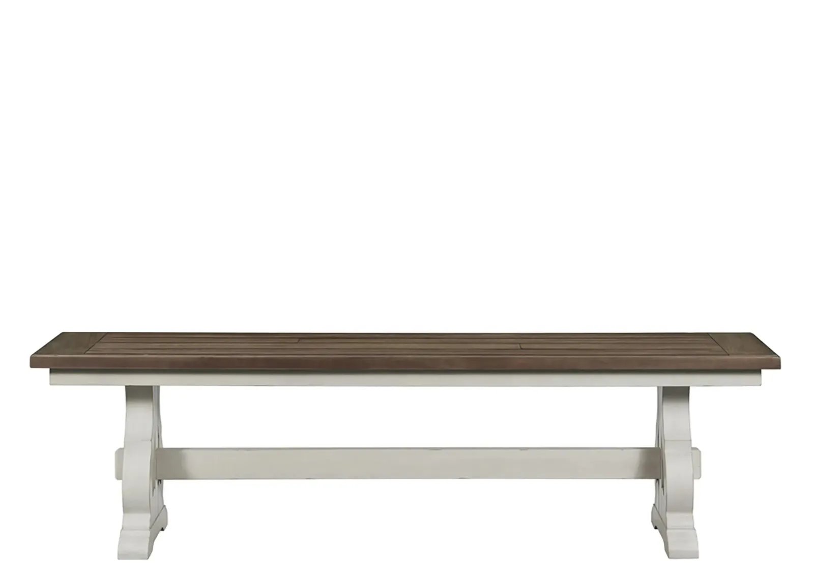 Drake Counter Bench in Rustic White by Intercon