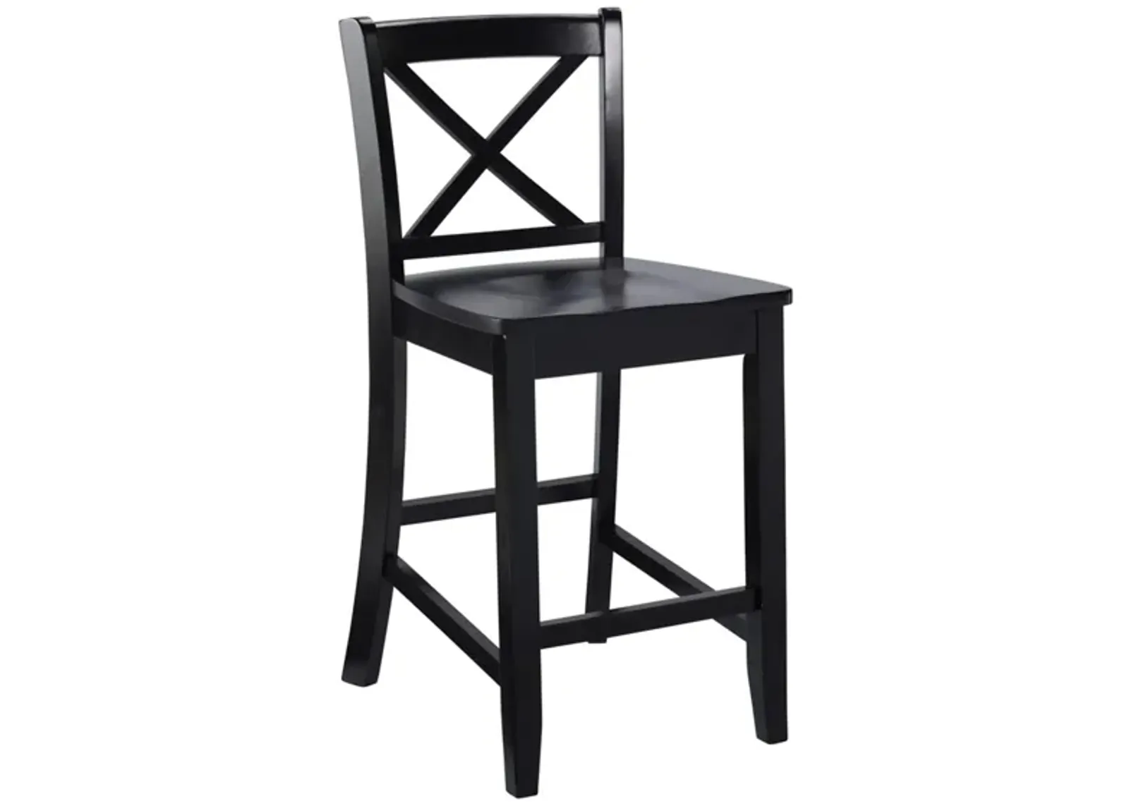 Jorissen Counter-Height Stool in Black by Linon Home Decor