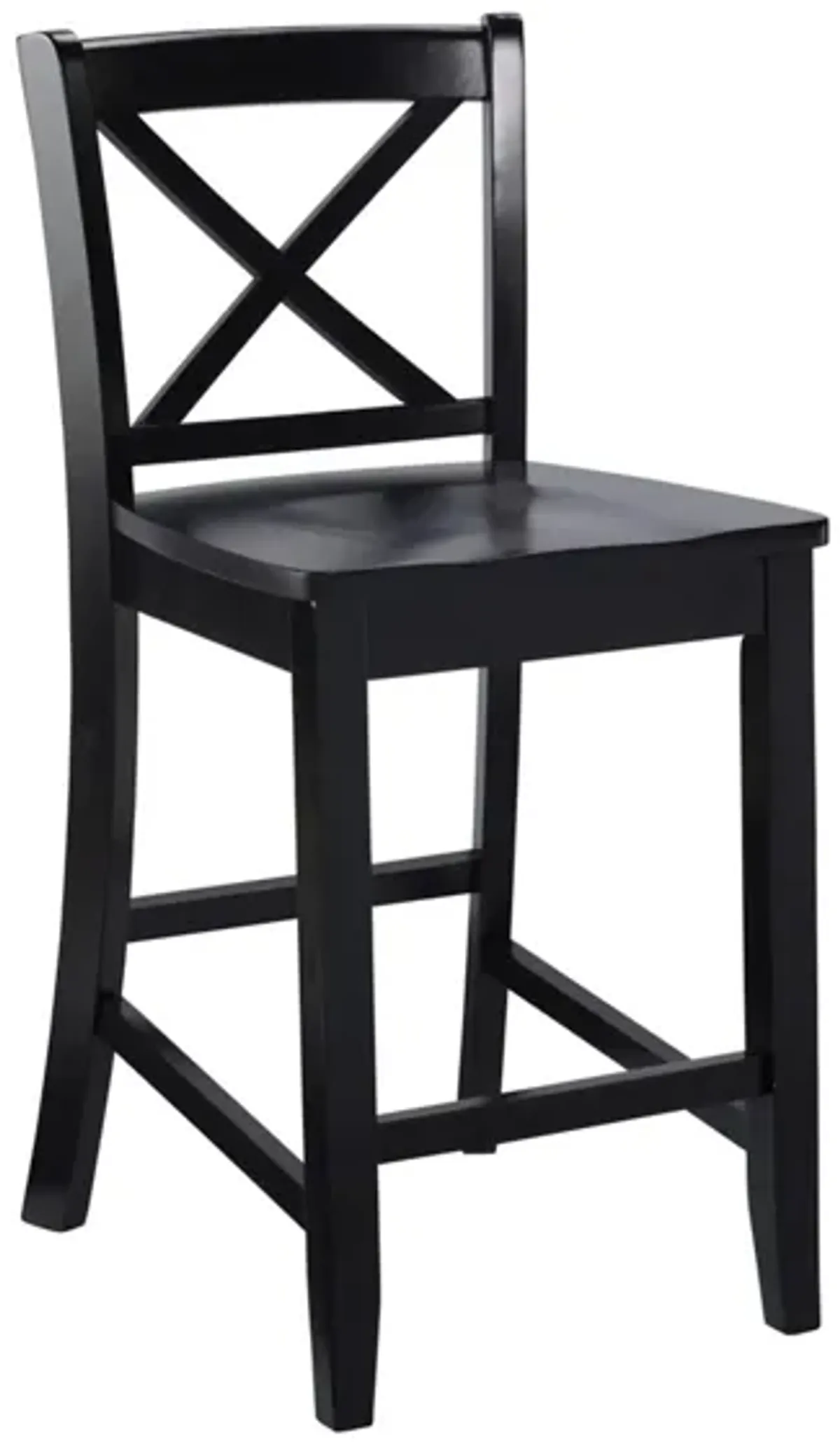 Jorissen Counter-Height Stool in Black by Linon Home Decor