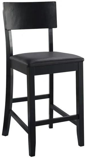 Torino Counter Stool in Black by Linon Home Decor